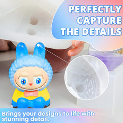 Translucent Silicone Mold Making Kit – 1 Gallon, 1:1 Mix, Fast Cure