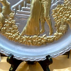 Couples Decorative Plate Mold For Resin