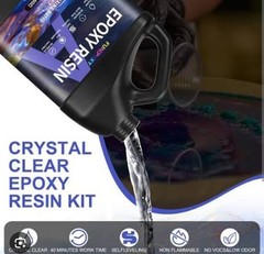 Funepoxy Hardener/Epoxy Resin Kit 70 Oz Clear Self Leveling High Gloss Artists