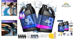 Resin Casting Kit 64OZ Clear Epoxy with Mixing Accessories for Creative Projects