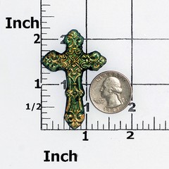 Cross Silicone Mold, Resin, Polymer Clay, Food Safe, Fondant, Chocolate (844)
