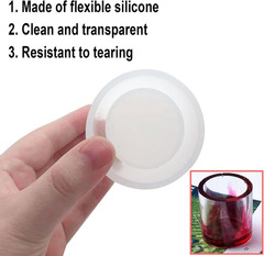 3 Pack DIY Resin Pen Holder Plant Mold Hexagon Cube Cylinder Epoxy Resin Silicon