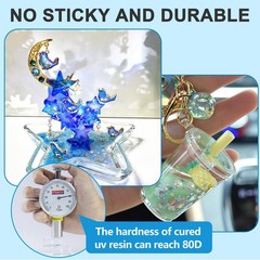 JDiction UV Resin, 300g High Gloss Resin Clear Solar Cure 300g,
