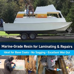 Polyester Laminating Resin Gallon – Water Resistant, Vertical Surface Hold, MEKP