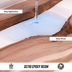 EPOXY RESIN 1 GALLON KIT * CLEAR * UV RESISTANT * LAMINATING * FIBERGLASS * BOAT