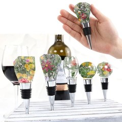 15 Pcs Resin Wine Bottle Stopper Molds Set | Silicone Molds for Epoxy Resin