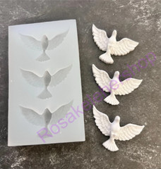 Dove Bird silicone mold for Fondant-Resin-handcrafts-polymer clay-handmade molds