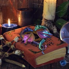 3D Crystal Dragon Silicone Mold – Heart Gemstone Dragon Resin Mold for Epoxy/…