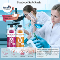 Epoxy Resin, 64OZ Epoxy Resin Crystal Clear, Not-Yellowing No-Bubble, Self Level