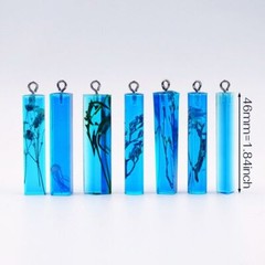 Resin Silicone Mold Square Cylinder Molds Craft Epoxy Mould Jewelry Making Kit