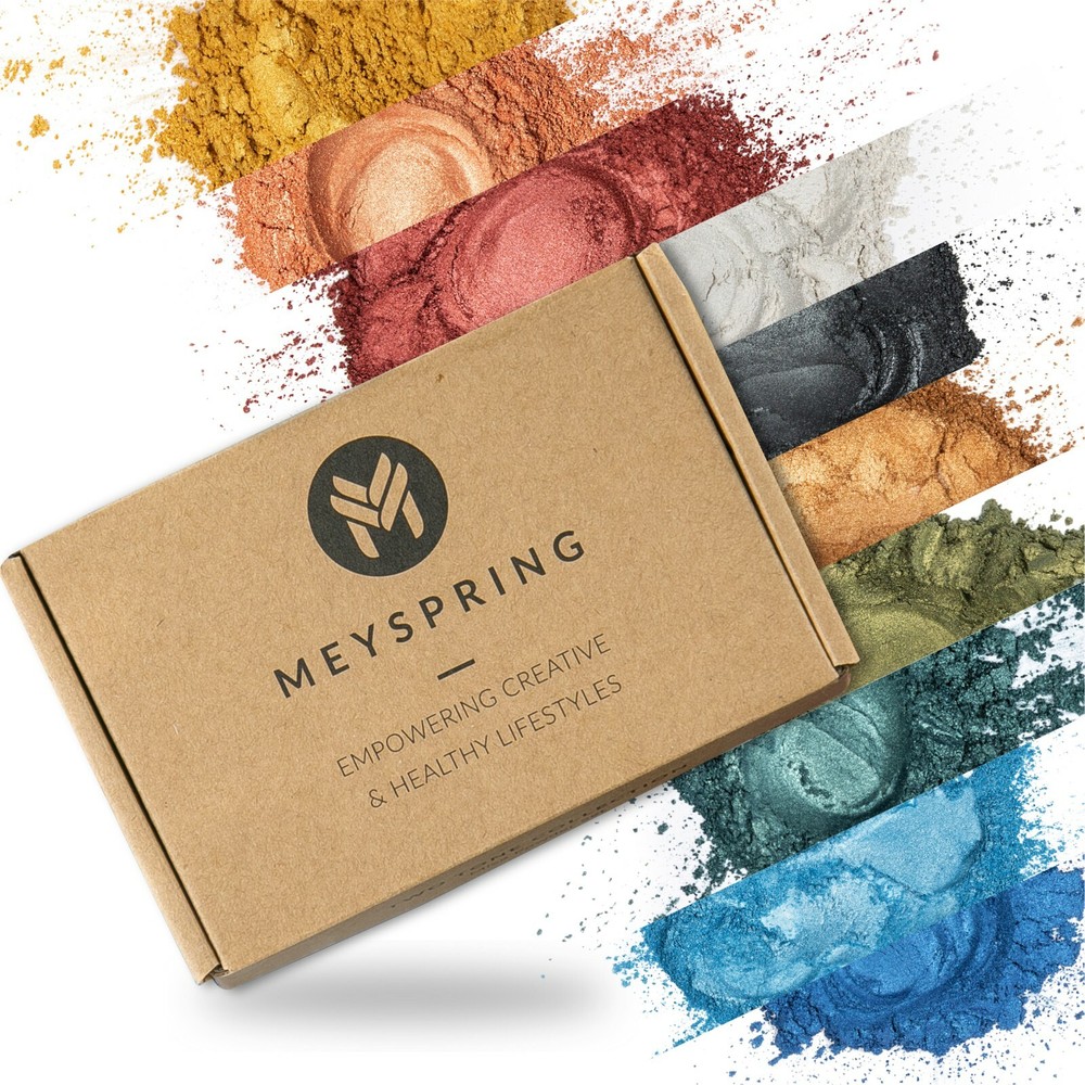 MEYSPRING 2Tone Collection Mica Powder Set – Epoxy Resin Color Pigment Resin Dye