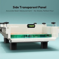 Epoxy Mold, Resiners River Table Epoxy Resin Mold with Adjustable Divider, 24×12