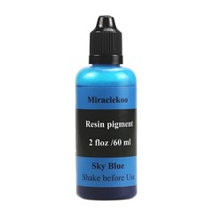Sky Blue Epoxy Resin Pigment Liquid Colorant Dye 60ml for Crafting Art