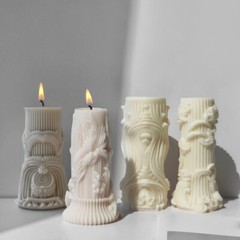 Unique Moulds Epoxy Resin Mold Silicone Ornament Moulds Cylinder Shaped