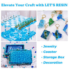 Epoxy Resin Kit,1 Gallon Bubble Free & Crystal Clear Epoxy Resin