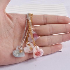 DIY Pendant Crystal Epoxy Resin Mold Heart Shaped Earrings Craft Making Tool
