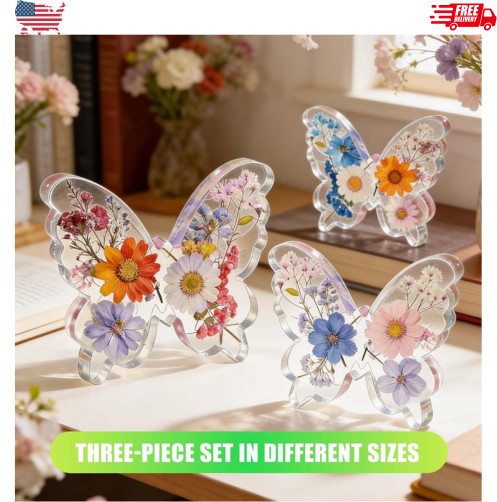 Butterfly Resin Molds Silicone Candle Molds Flexible White Epoxy Craft Set