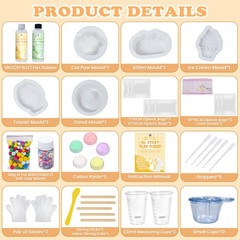 Vivresina Taba Squishy 1.5 inches x x 5 inches, Translucent Clear