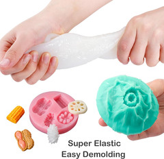 Super Elastic Silicone Mold Making Kit – 3H Fast Cure, 1 Gallon, Translucent