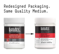 Professional Modeling Paste 237ml 8-oz Acrylic Medium for Texture Art