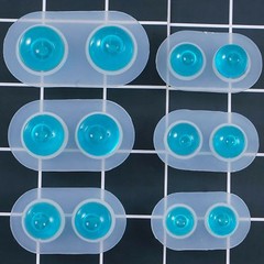 6 Sets Multifunctional Silicone Molds Flexible Doll Eye Molds Resin Durable