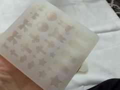 Lot of 8 Silicone Mold Heart Gothic Roses Medical Jewelry Making UV Resin