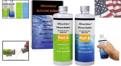 Silicone Mold Making Kit – 21.16 oz Clear Translucent Liquid Rubber