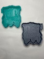 90s Forever Drip Text Freshie Mold | Silicone | Handmade
