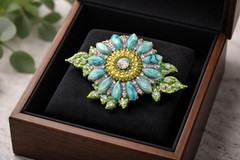 Handmade Crystal Sunflower Mold For Resin