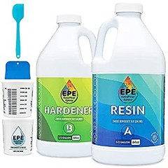 EPE EasyPour Epoxy 1 Gallon Kit – Crystal Clear High Gloss Resin and Hardener