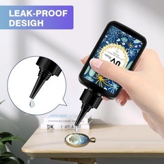 Clear UV Resin Fast Curing Hard Transparent Glue For Jewelry Making Craft Castin