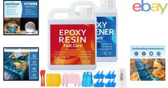 Self-Leveling Epoxy Resin 72oz Kit, Fast Curing and No Bubbles for Art Projects