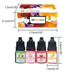 Liquid Epoxy Resin Pigment Translucent Resin Colorant Concentrated 24 Colors
