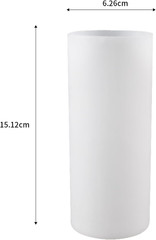 2 Pack Cylinder Mold 6 Inch Cylinder Candle Pillar – Resin Casting Silicone Mold