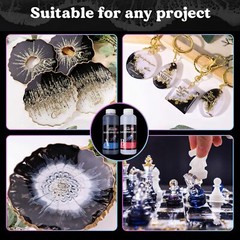 Black Resin Epoxy,44OZ Bubble Free & High-Gloss Epoxy Resin Kit,Self Leveling…