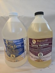 ProMarine Epoxy Resin Kit 1 Gallon Casting & Coating Craft Table Top Clear
