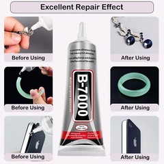 B7000 Jewelry Glue for Making 1PCS 50ML/1.69 fl oz Clear Adhesive for Rhinest…