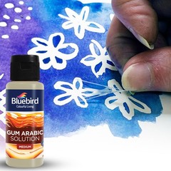 BLUEBIRD Gum Arabic 3.4 Fl Oz / 100ML – Watercolor Medium for Art