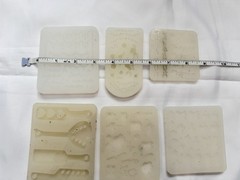 Lot of 8 Silicone Mold Heart Gothic Roses Medical Jewelry Making UV Resin