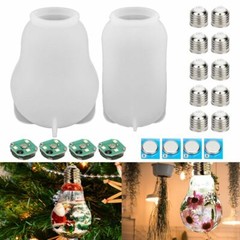 Silicone Resin DIY LED Light Bulb Molds Chip Base Cover Epoxy Making Tool Mould