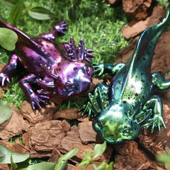 Let’s Resin Large Axolotl Molds Silicone, 3D Detailed Medium, clear