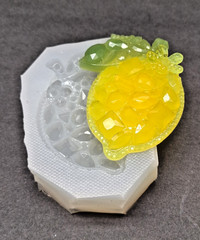 Handmade LEMON diamond pendant P-mold-MOLD ONLY-