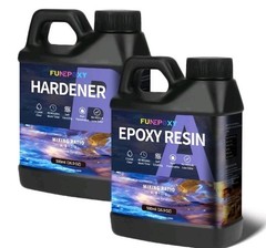 Fast Cure 1:1 – Clear Epoxy Resin – 17 OZ Kit