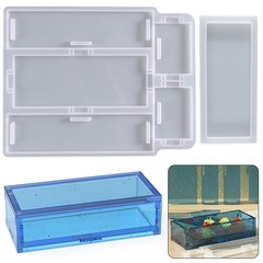 Silicone DIY Resin Mold Desk Storage Organizer Making Epoxy Casting Mould Tool
