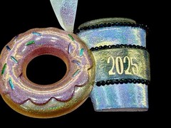 Silicone Coffee & Donut Mold For Resin