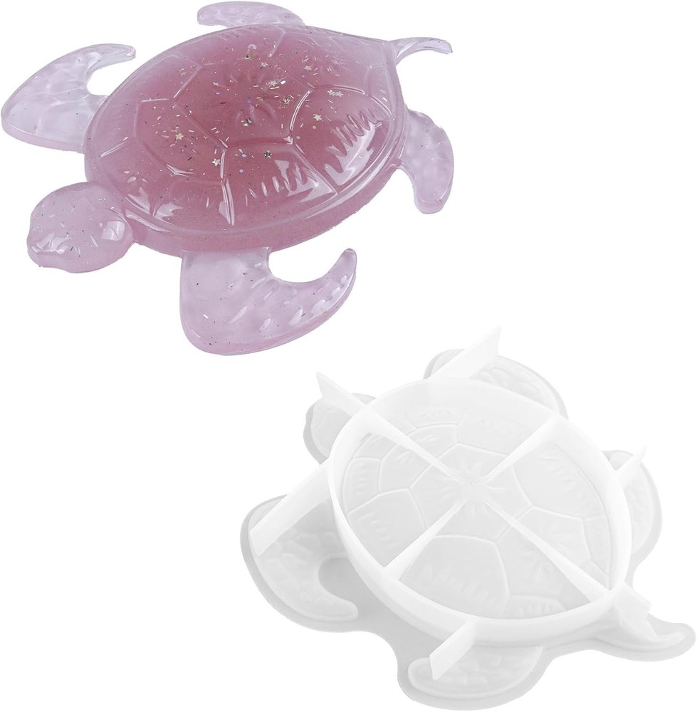 3D Large Animal Sea Turtle Resin Molds, Cute Turtle Silicone Mold, Easy to Clean