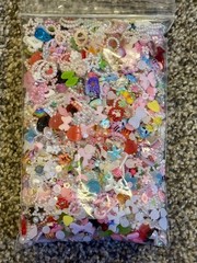 HUGE Lot – 12oz Nail Charms Acrylic Beads – Shaker Keychain Filler, Nail Art