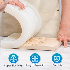 LET’S RESIN Silicone Mold Making Kit 36oz, 20A Flexible & Translucent