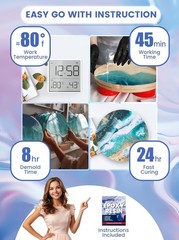 1 Gallon Epoxy Resin – Self Leveling, No Yellowing Art Resin for Crafts
