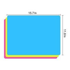 3 Pack Silicone mat Large Silicone Sheets for Crafts, Liquid, Resin Jewelry C…